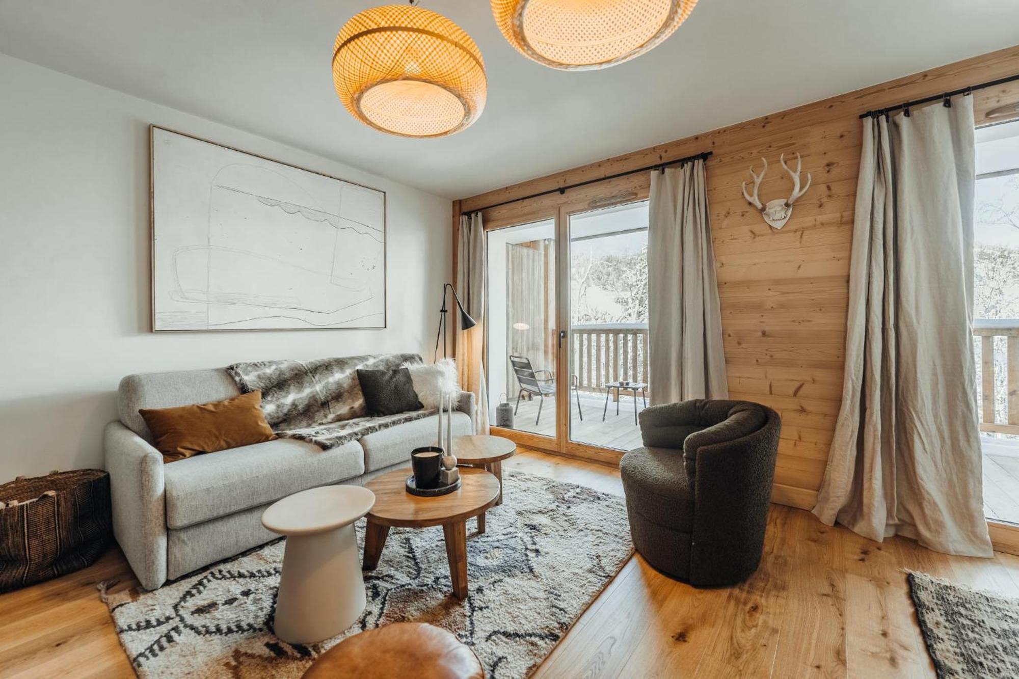 Le Cocon Blanc - Appartement « Cosy & Chic » Megève Extérieur photo